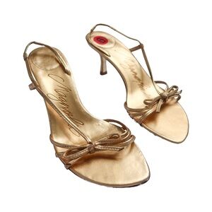 Magnolia Gold Slingback Heels